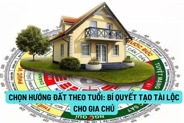 Chọn hướng đất theo tuổi: Bí quyết tạo tài lộc cho gia chủ