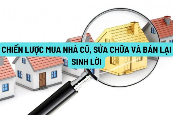 Chiến lược mua nhà cũ, sửa chữa và bán lại sinh lời: Bí quyết thành công trong đầu tư bất động sản