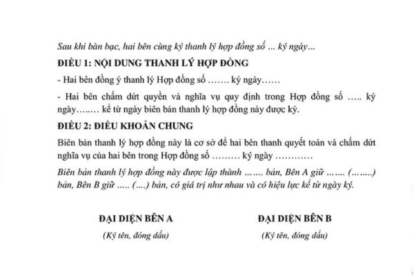 Làm sao thanh lý hợp đồng khi một bên đã giải thể?