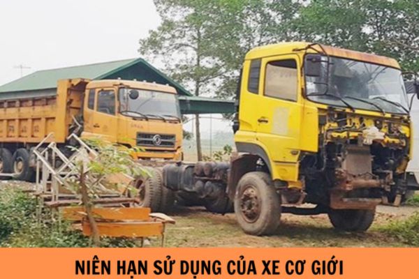 Từ 01/01/2025, không áp dụng niên hạn sử dụng của xe cơ giới trong trường hợp nào?