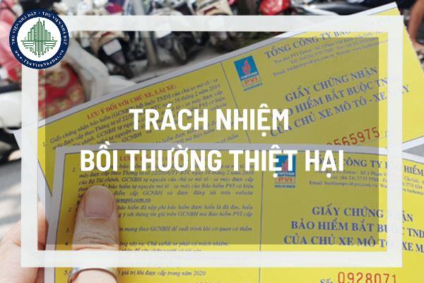 Trách nhiệm bảo hiểm thiệt hại do xe cơ giới gây ra cho một người trong một vụ tai nạn là bao nhiêu?