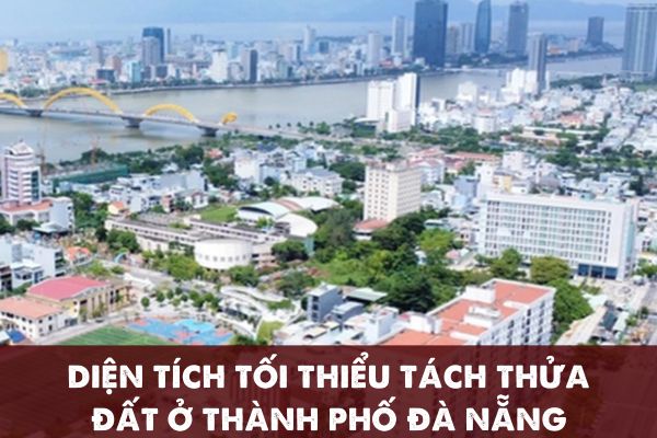 Diện tích tối thiểu tách thửa đất Thành phố Đà Nẵng áp dụng từ ngày 21/10/2024? (Hình từ internet)