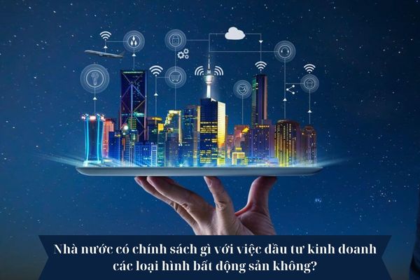 Nhà nước có chính sách gì với việc đầu tư kinh doanh các loại hình bất động sản không?