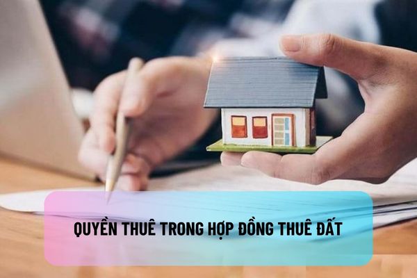 Quyền thuê trong hợp đồng thuê đất hình thành khi nào? Tổ chức kinh tế có được cho thuê tài sản gắn liền với quyền thuê không?