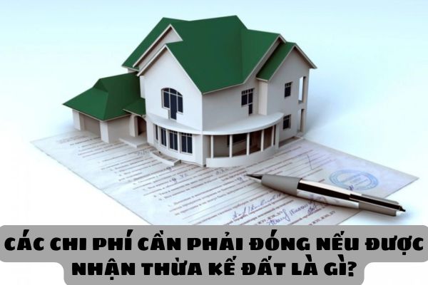 Trường hợp khi được nhận thừa kế đất thì các khoản chi phí và thuế nào cần phải đóng theo pháp luật?