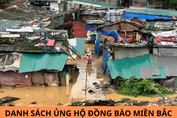 Danh sách ủng hộ đồng bào miền Bắc bị thiệt hại do cơn bão số 3 gây ra của Ủy ban MTTQ Việt Nam TP Hồ Chí Minh đến ngày 13/09/2024?