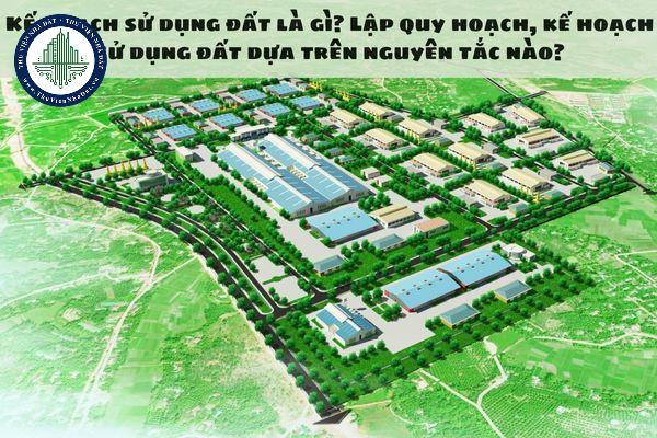 Kế hoạch sử dụng đất là gì? Lập quy hoạch, kế hoạch sử dụng đất dựa trên nguyên tắc nào?