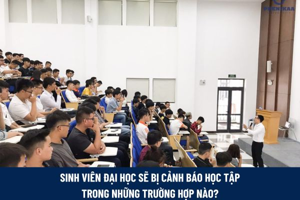 Sinh viên đại học sẽ bị cảnh báo học tập trong những trường hợp nào?