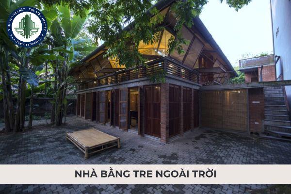 Nhà bằng tre xu hướng kiến trúc bền vững hiện đại