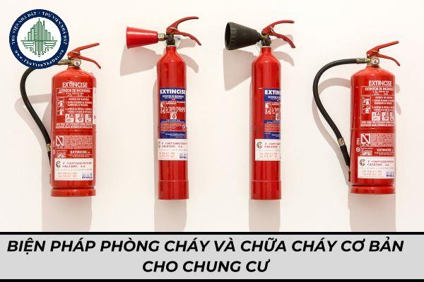 Biện pháp phòng cháy và chữa cháy cơ bản cho chung cư