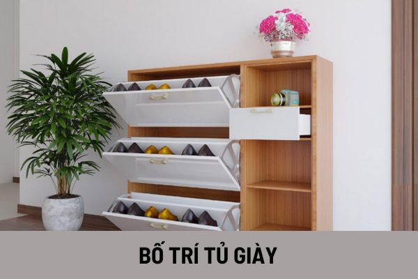 Cách bố trí tủ giày trong nhà hợp phong thủy để tránh rước vận xui