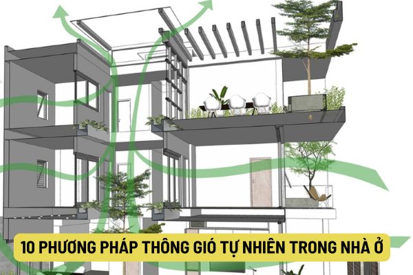 10 phương pháp thông gió tự nhiên trong nhà ở: Giải pháp hiệu quả mang lại không khí trong lành và tiết kiệm năng lượng