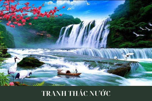 Vị trí treo tranh thác nước phong thủy giúp thúc đẩy tài lộc và dòng chảy năng lượng tốt