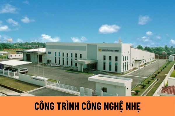 Công trình công nghiệp nhẹ thuộc loại công trình xây dựng nào? Công trình công nghiệp nhẹ bao gồm những công trình gì? 