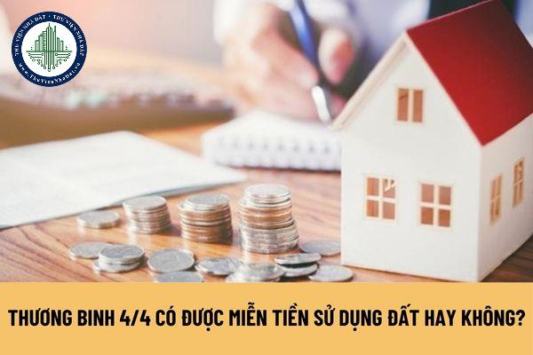 Thương binh 3/4 có được miễn tiền sử dụng đất hay không? Số lần thương binh được hưởng miễn tiền sử dụng đất là bao nhiêu?