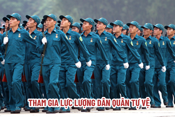 Tham gia lực lượng dân quân tự vệ bao lâu thì được miễn nghĩa vụ quân sự?