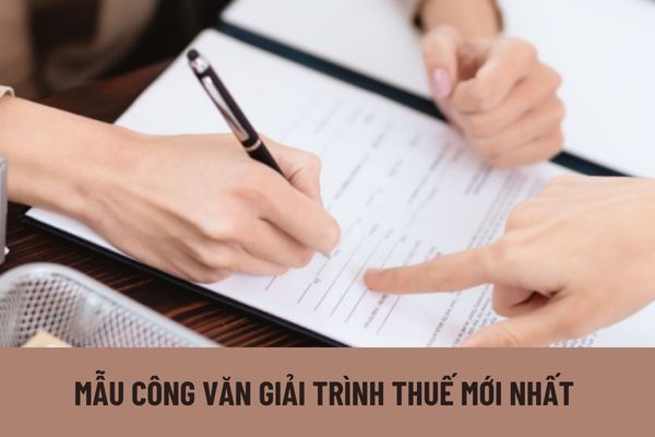 mẫu công văn giải trình thuế