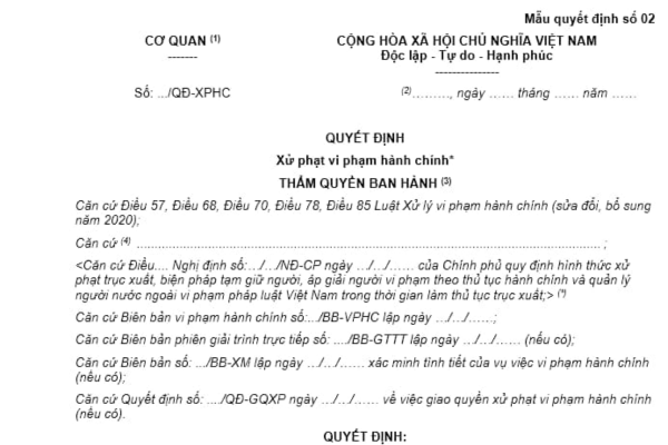 Việc ra quyết định xử phạt vi phạm hành chính được quy định như thế nào?