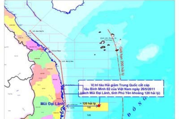 "Vùng" đuợc quy định như thế nào trong Công ước về Luật biển năm 1982?