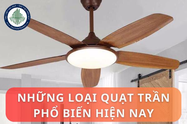 Những loại quạt trần phổ biến hiện nay. Những lưu ý để sử dụng quạt trần an toàn